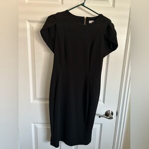 Calvin Klein Black Holiday Dress Professional Work Formal / Funeral Service
